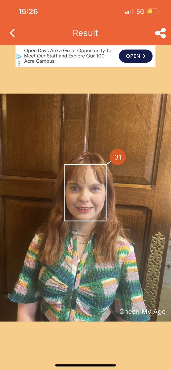 kateferguson4's tweet image. The government is scrapping teeth tests to check the ages of migrants arriving in the UK.
They are going to use AI facial recognition instead.
I used it on myself - and got 3 different ages!