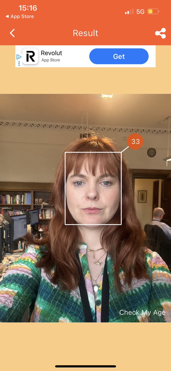 kateferguson4's tweet image. The government is scrapping teeth tests to check the ages of migrants arriving in the UK.
They are going to use AI facial recognition instead.
I used it on myself - and got 3 different ages!