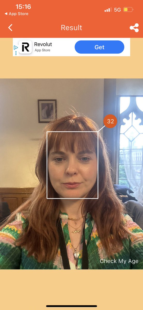 kateferguson4's tweet image. The government is scrapping teeth tests to check the ages of migrants arriving in the UK.
They are going to use AI facial recognition instead.
I used it on myself - and got 3 different ages!