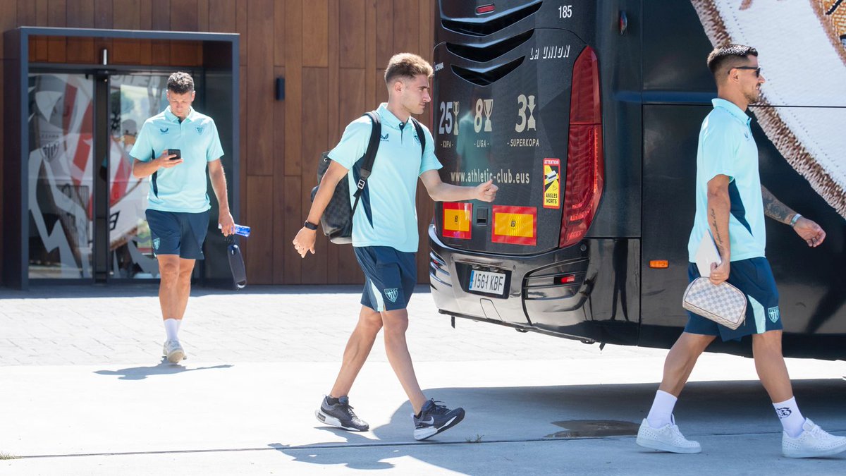 😎 Arratsalde on, athleticzales!

🚌 ¡Enseguida nos vemos, Laguardia! 

#AlavésAthletic #AthleticClub 🦁