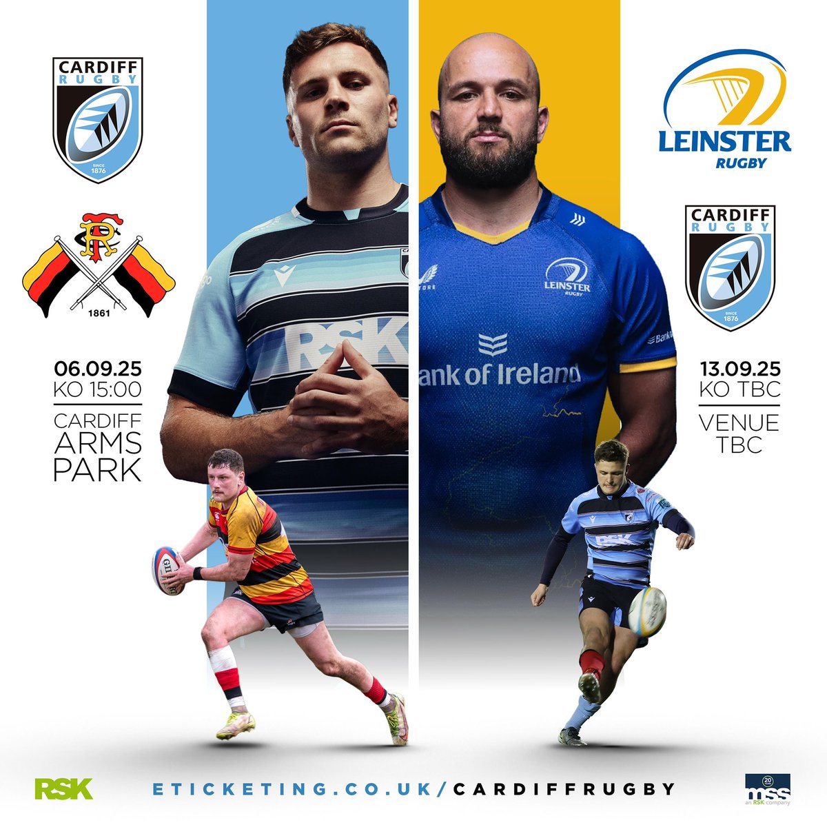 Cardiff_Rugby's tweet image. Pre-Season 2025.
🏡🆚 @RichmondFC1861 06/09/25
✈️🆚 @leinsterrugby 13/09/25