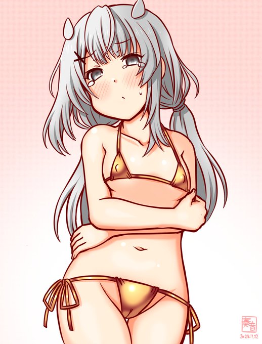 「やってみましょう? …えっ、ダメそう?」

#艦これ版真剣お絵描き60分一本勝負_20250722
#伊201 

※眠くて遅刻+30分 