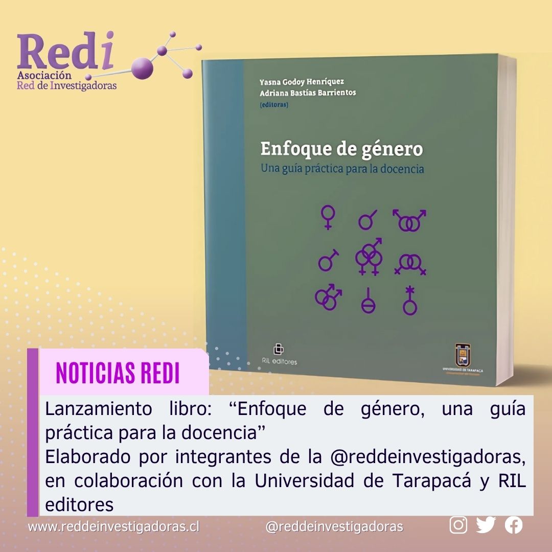 📘 ¡Ya está publicado el libro Enfoque de género: una guía práctica para la docencia!
Pensado para 2º ciclo básico, es fruto del trabajo colaborativo de autoras de @reddeinvestigadoras y el apoyo de @utarapaca y @rileditores 👇

🔗 rileditores.com/producto/enfoq…
#EducaciónConEquidad