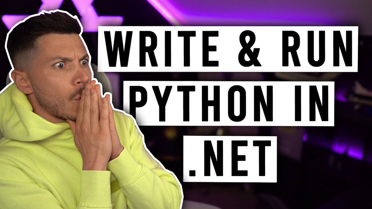 Telerik's tweet image. Why choose one when you can have both? 🎉 

Learn how to write &amp;amp; run Python in #dotNET using Python. NET!

All you&apos;ll need is this video by @nickchapsas: prgress.co/4nRGOUe