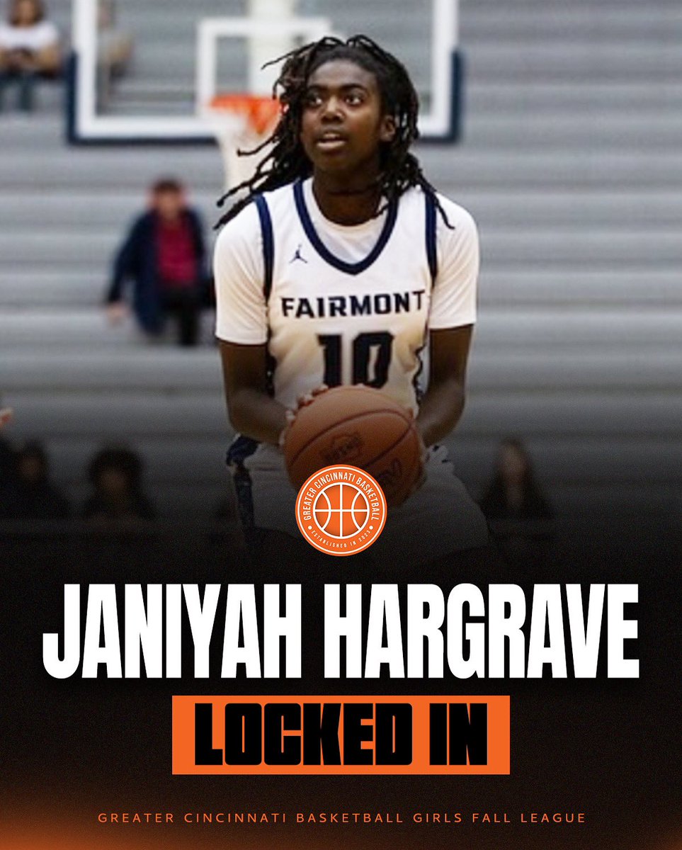 𝐋𝐎𝐂𝐊𝐄𝐃 𝐈𝐍 🔒

2028 Janiyah Hargrave (<a href="/JaniyahBaller10/">Janiyah Hargrave</a>) is locked in for the GCB Girls Fall League! The 5’9 guard is one of the top players in the state and holds multiple Division I offers!

Secure your spot at gcbgirlsleague.com

#GCBGirlsLeague