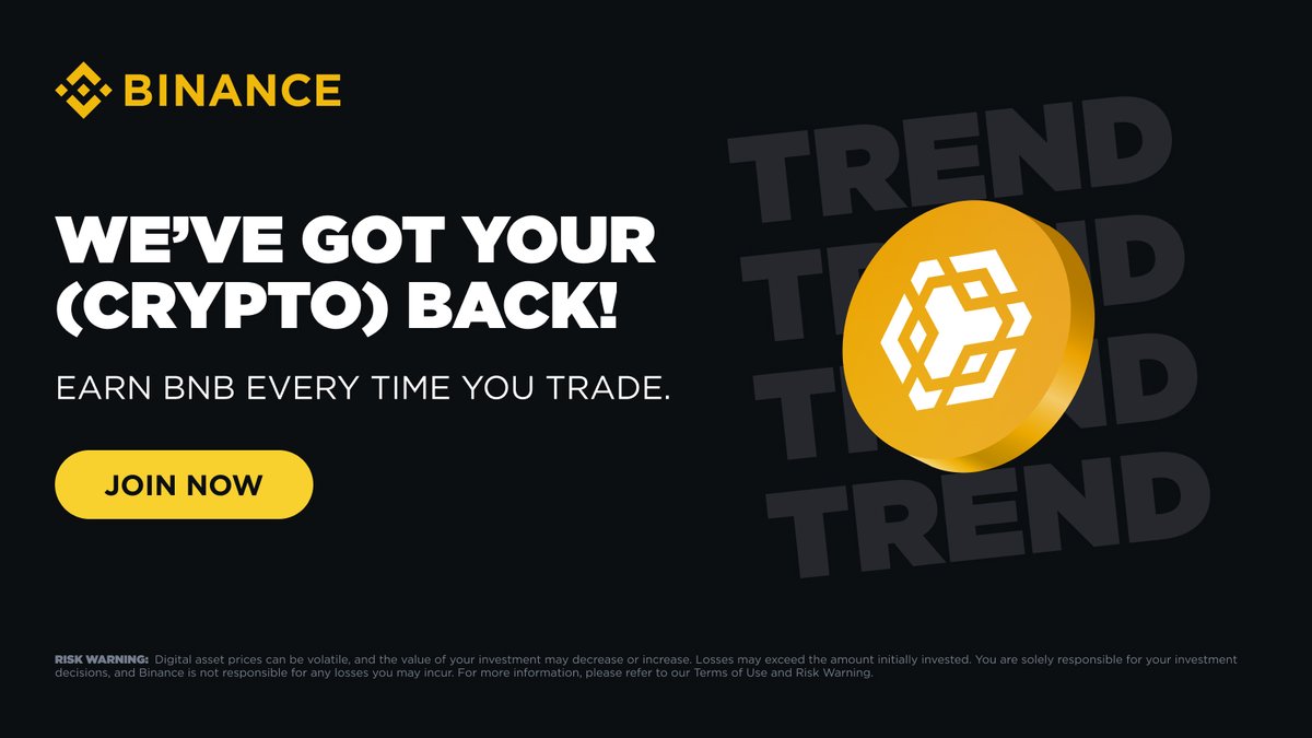 BinancePk's tweet image. Trade and Get Free Crypto? Yes, it’s real!

Deposit or Buy Crypto on Binance and get rewarded back in BNB (Binance Coin).

Join now 👉 shorturl.at/SrHM7