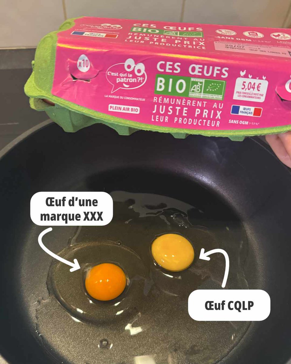 MIEUX CETTE FOIS ? 😊 La dernière fois que nous avons parlé de ce sujet (la couleur des jaunes d’œufs), nous n’avions semble-t-il pas bien expliqué et cela a valu beaucoup de mécontentements 🙏😅Cette fois-ci, on espère être plus clairs et plus fédérateurs 🙌

Des messages nous