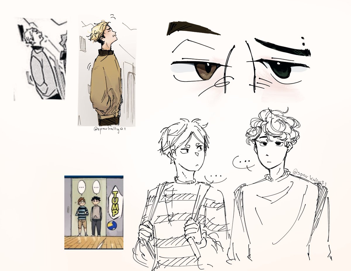 hq manga doodles bc why not