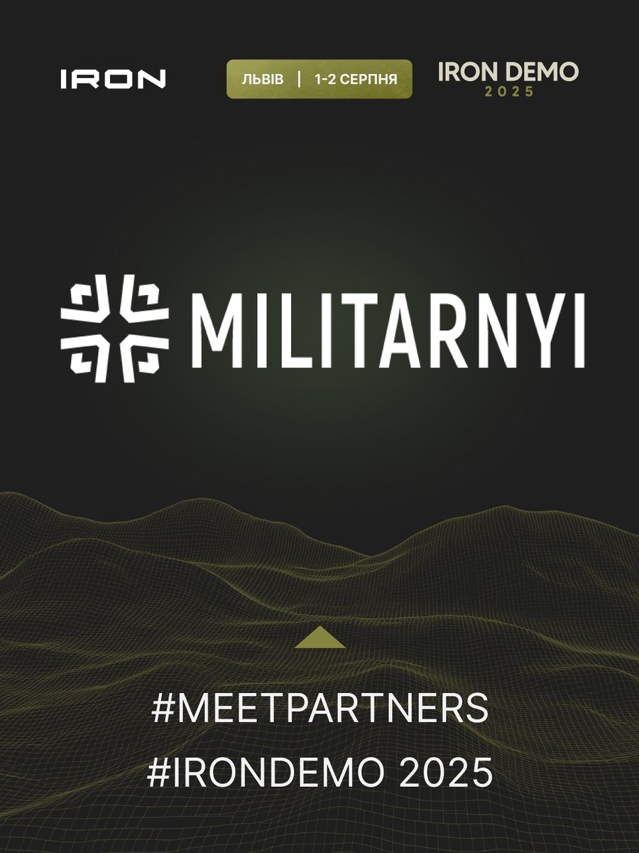 mil_in_ua's tweet image. ⚡️ IRON DEMO 2025 збирає лідерів українського defense tech у Львові
1-2 серпня у Львові відбудеться IRON DEMO 2025 – точка збору українських defense tech інновацій.
Подія обʼєднає 1000+ учасників серед яких ключові гравці, які визначають майбутнє на фронті: виробники передових…