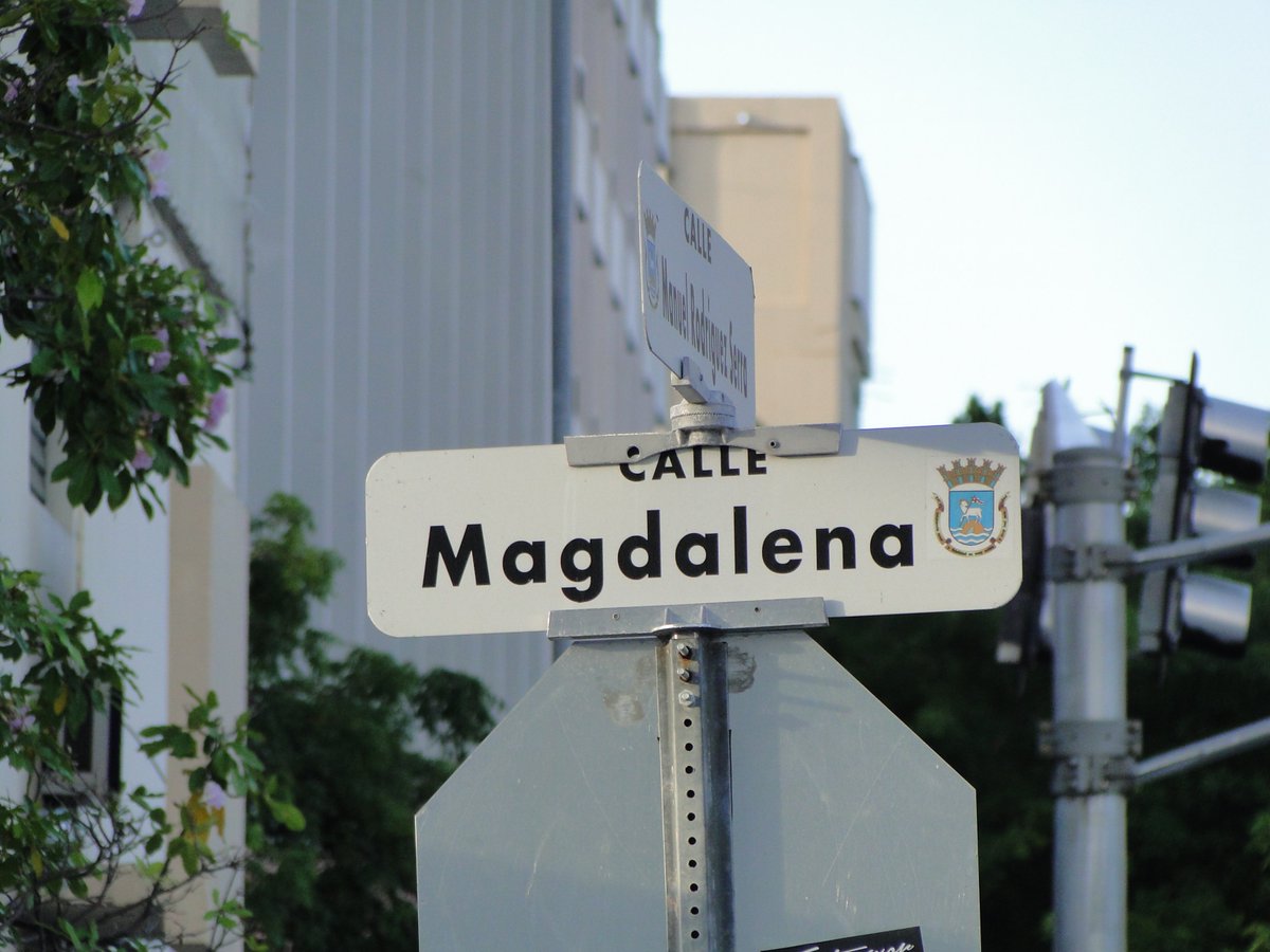 MarkWerling5's tweet image. Today is the Feast of St. Mary Magdalene. Her namesake street in San Juan, Puerto Rico. #FeastDay #MaryMagdalene