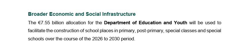 nycinews's tweet photo. Despite no mention in the #NDPReview, we hope part of the €7.55bn for the Department of Education &amp; Youth will support youth work infrastructure. #YouthWorkMatters https://t.co/0mDjadRQfD