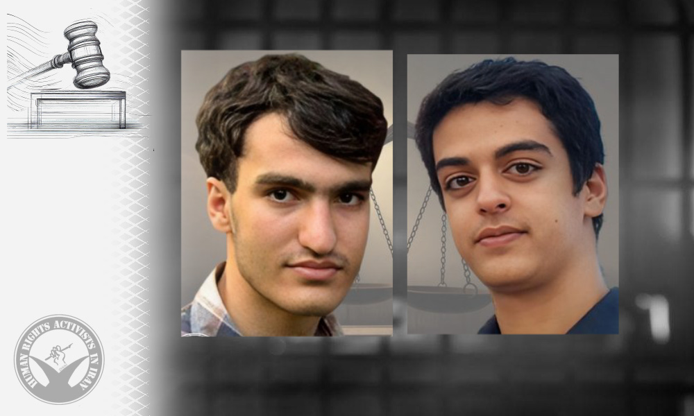 HRANA_English's tweet image. A new court hearing for Ali Younesi and Amirhossein Moradi, two imprisoned Sharif University students, was held on Sunday, July 20. Mr. Younesi’s sister said he was prevented from attending the session. He has had only one brief call with his family in the past 21 days, and his…