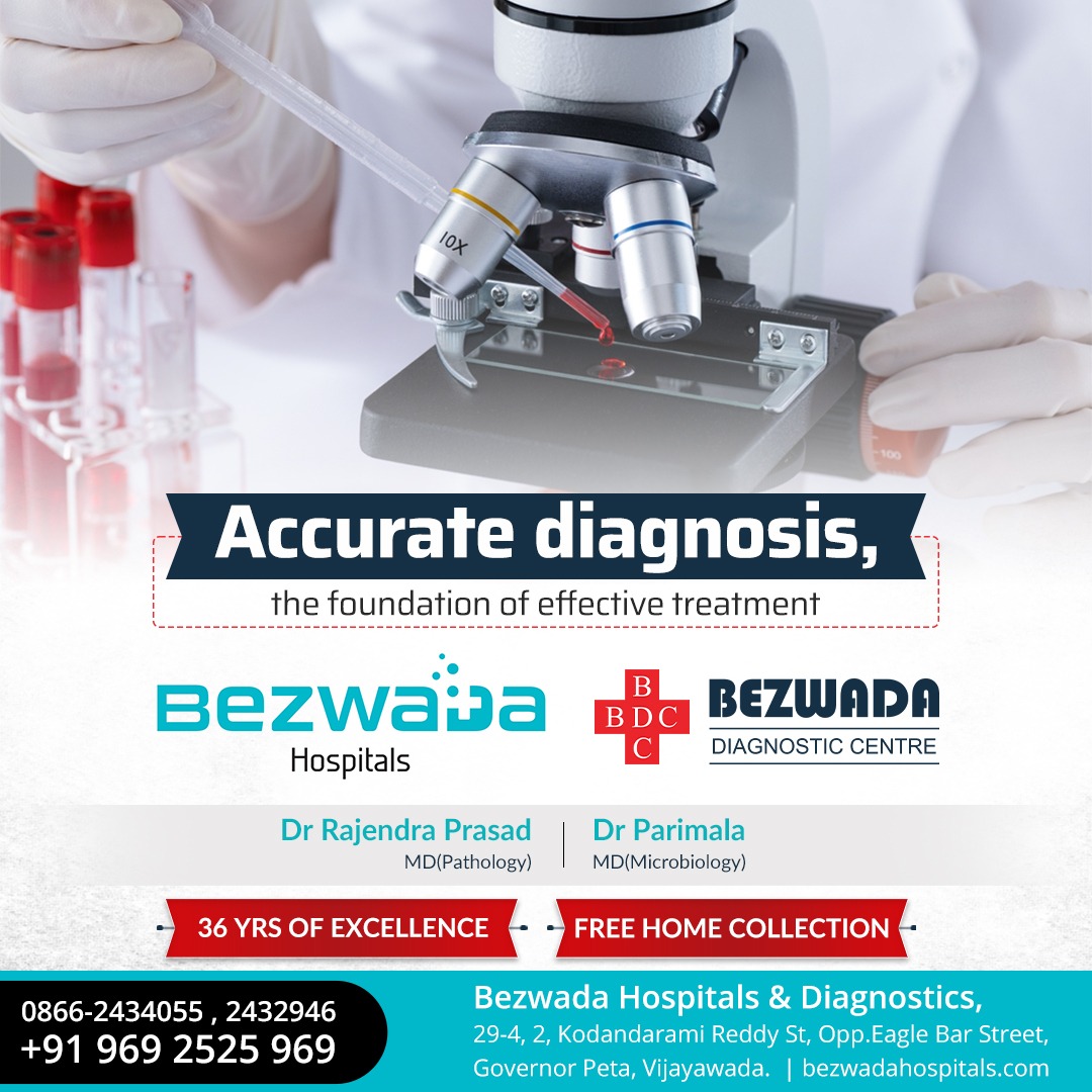 BezwadaHospital's tweet photo. Decades of experience meet modern and advanced #DiagnosticCentersin #Vijayawada
#BezwadaDiagnosticsat #BezwadaHospitals #BezwadaHospitalsAndDiagnostics
All your simple and complex #Diagnosticneeds 

Call 
+91 96 92 52 59 69
Website: https://t.co/j41uo1Q7kJ https://t.co/IlOxxPs4bw