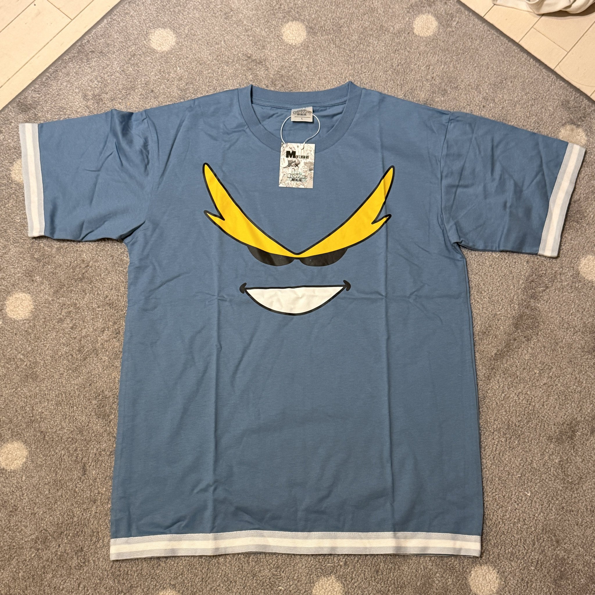未開封新品　ヒロアカ原画展 メンズノンノの全サ第五弾Tシャツ L ヒロアカ】原画展 メンズノンノの全サ第五弾Tシャツ Lサイズ