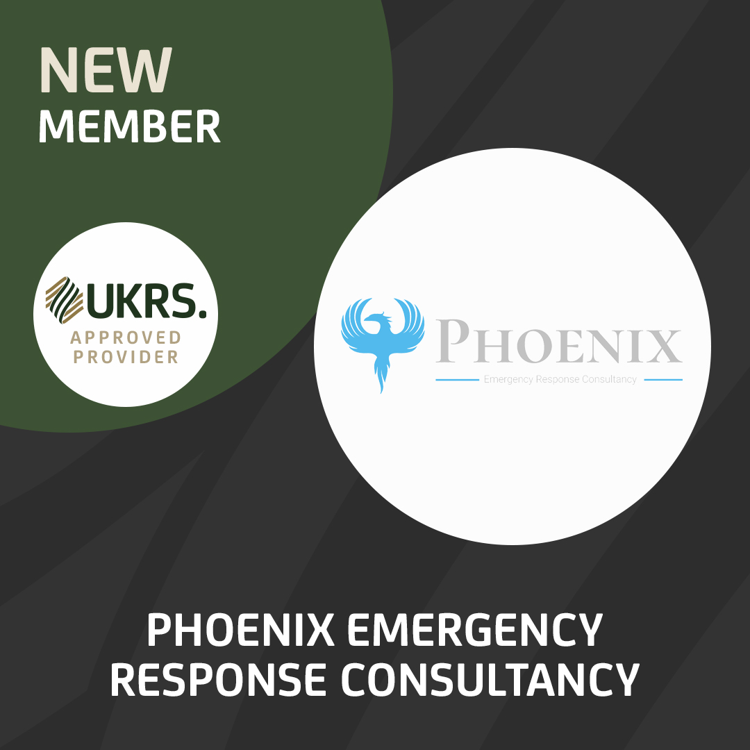 We'd like to welcome new member Phoenix Emergency Response Consultancy
#UKRSApproved