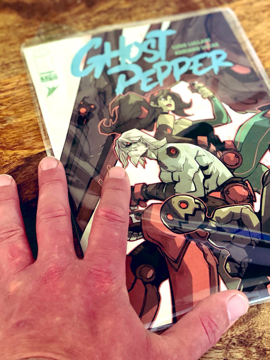RossTheRedx's tweet image. First book I’ve bought in a long time. Looking forward to reading Ghost Pepper later tonight by the great @ludolullabi