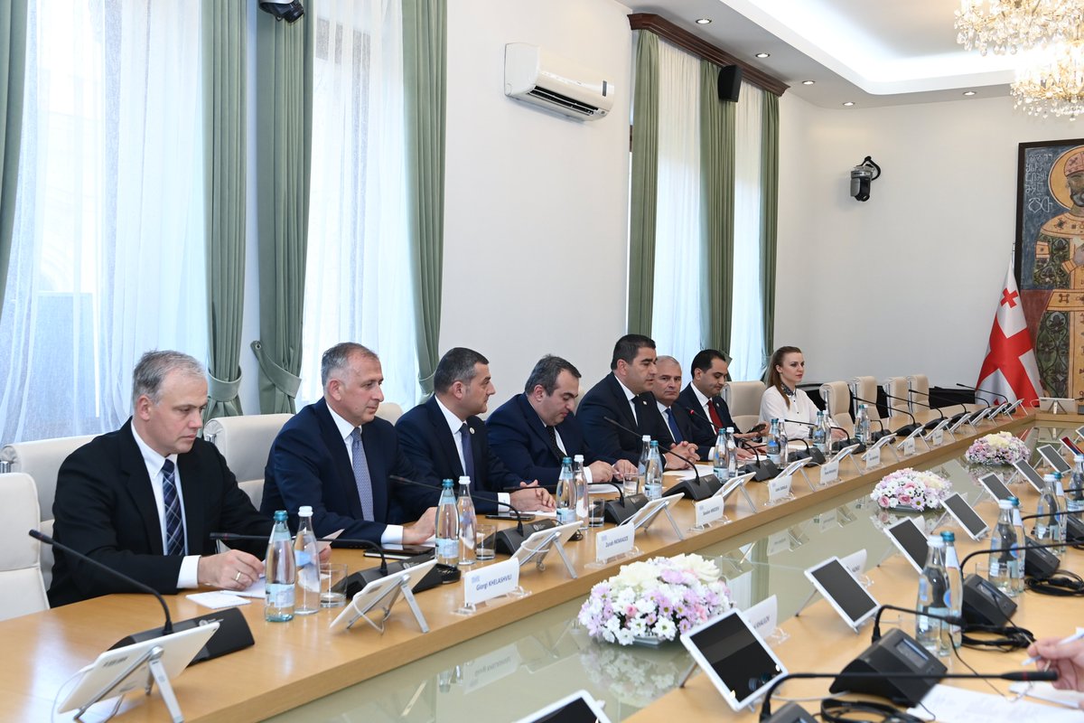 Bayramov_Jeyhun's tweet image. Had a productive exchange with Mr. Shalva Papuashvili @shpapuashvili, Chairman of the Parliament of Georgia, during my visit to Tbilisi.
We underscored the vital role of parliamentary diplomacy in fostering mutual understanding, regional stability, and stronger bilateral ties…