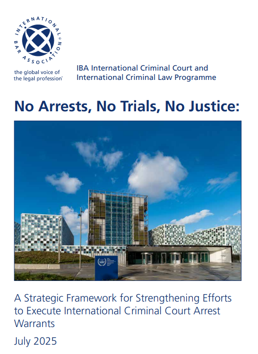 IBA HagueOffice (@ibahagueoffice) on Twitter photo Read our report 'No Arrests, No Trials, No Justice' containing recommendations on actions that the Assembly of States Parties and individual states can take to strengthen cooperation with the <a href="/IntlCrimCourt/">Int'l Criminal Court</a> for arrest & surrender
ibanet.org/document?id=IB… Read our report 'No Arrests, No Trials, No Justice' containing recommendations on actions that the Assembly of States Parties and individual states can take to strengthen cooperation with the <a href="/IntlCrimCourt/">Int'l Criminal Court</a> for arrest & surrender
ibanet.org/document?id=IB…