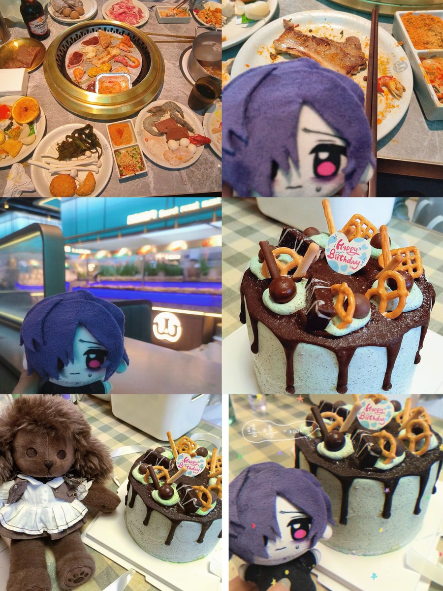 teapearl3's tweet image. 玩了一天很开心🥰
💙🖤🐬🖤💙