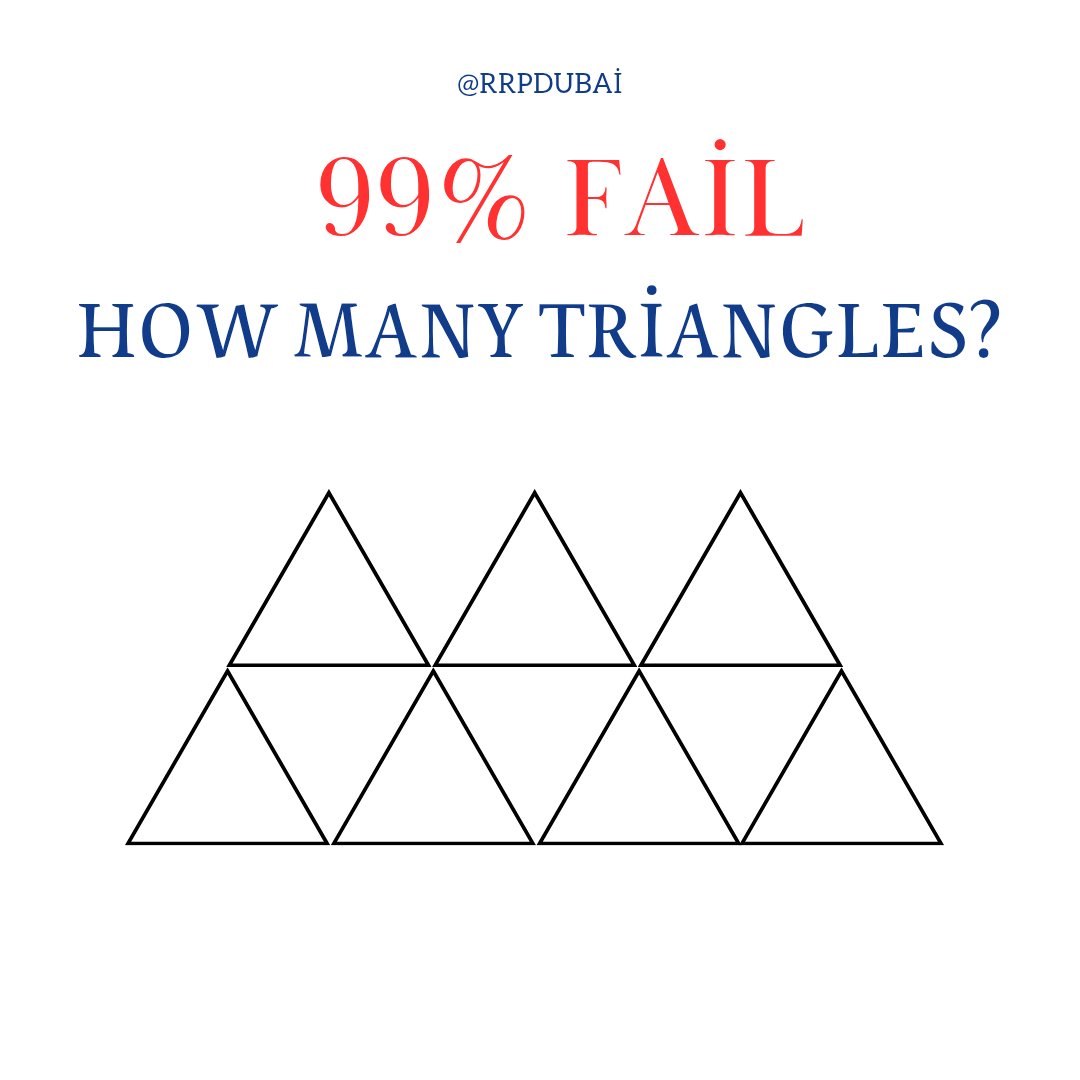 spotlite07's tweet image. How many triangles ?

#BrainBuster #TriviaAddict #ChallengeAccepted #QuizMania #TestYourBrain #fypシ