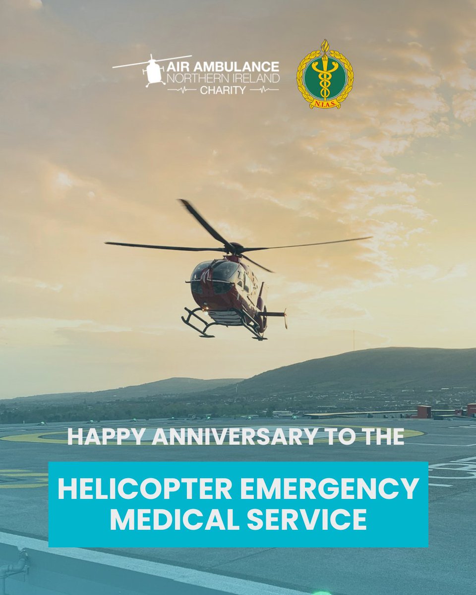 Today marks the 8th anniversary of the Air Ambulance Helicopter Emergency Medical Service. The service has responded to 4,946 taskings since July 2017 across Northern Ireland. 🚁❤️

Thank you for your dedication and service. 🚁