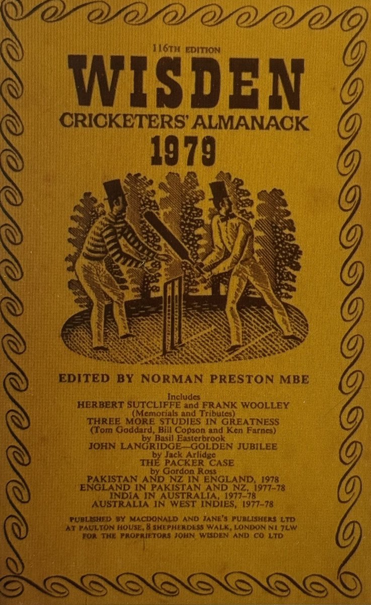 nimishdubey's tweet image. As @alawyerwrites, @fredfertang, @tds122, @CraigNelsy and @WG_RumblePants will attest…the first Wisden one reads is always special.
I read this in 1981.
And one of the cricketers of the year was a certain DI Gower.
Suddenly things make sense…