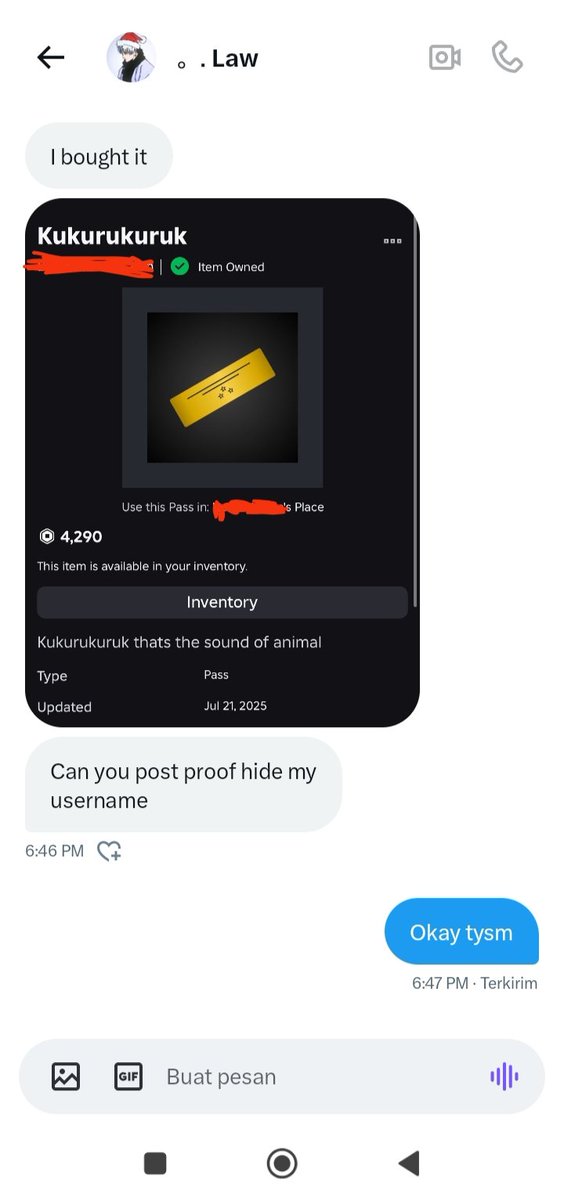 RoyaleAfk's tweet photo. @_Shohxb_ is very trusted 
I went first with my am pets for their robux and all went smooth. Also really patient :D tysm https://t.co/7Y64HIHiN2