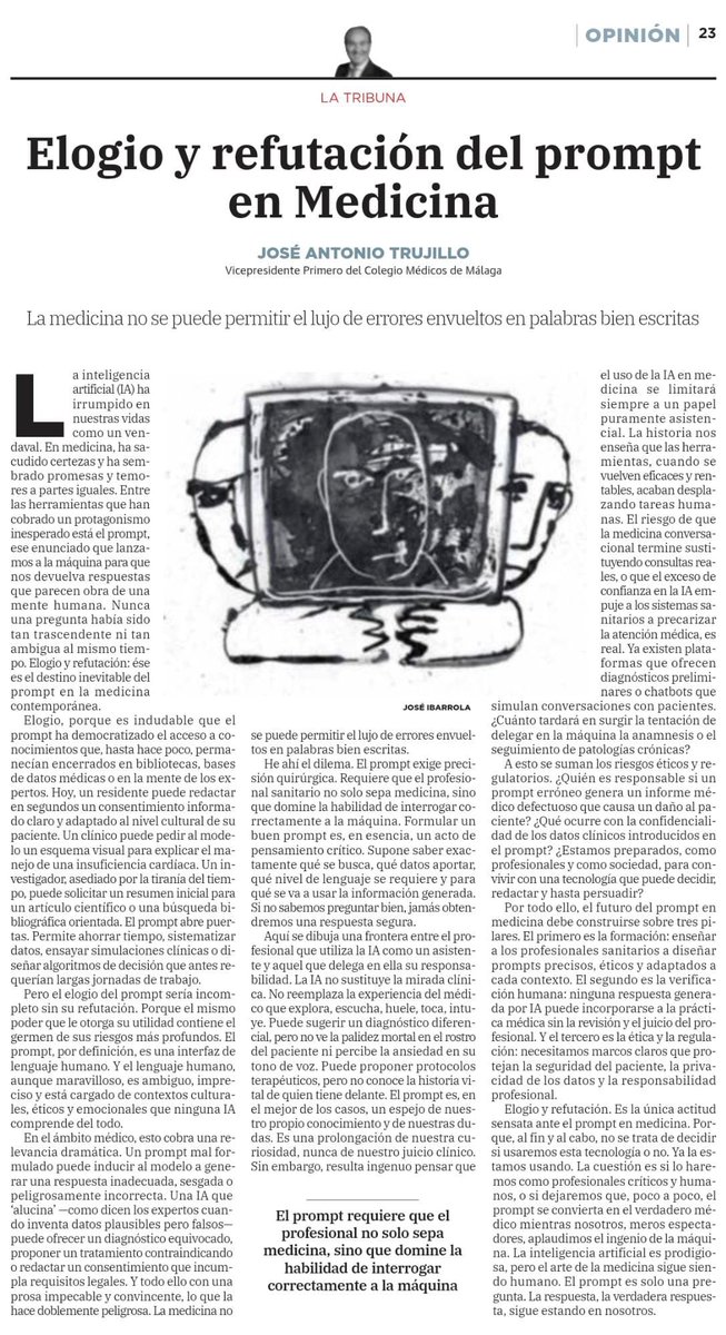 Elogio y refutación del prompt en Medicina <a href="/panoptico_el/">El Panóptico de Jose Antonio Marina</a> <a href="/JavierGomaL/">Javier Gomá Lanzón</a> <a href="/FundUnicaja/">Fundación Unicaja</a> <a href="/unav/">Universidad de Navarra</a> <a href="/InfoUMA/">Universidad de Málaga</a> <a href="/lucacostant/">Luca Costantini</a>