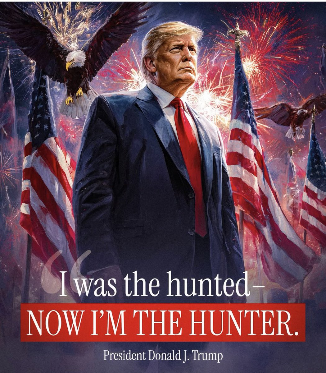 Godfatherparte2's tweet image. Buongiorno Amici๐น
All the investigations, committees, and reports mean nothing unless there are arrests, convictions and justice! Get Ready, the Hunted has become The Hunter! ๐ฅ
๐บ๐ธEnjoy your day, Patriot๐บ๐ธ