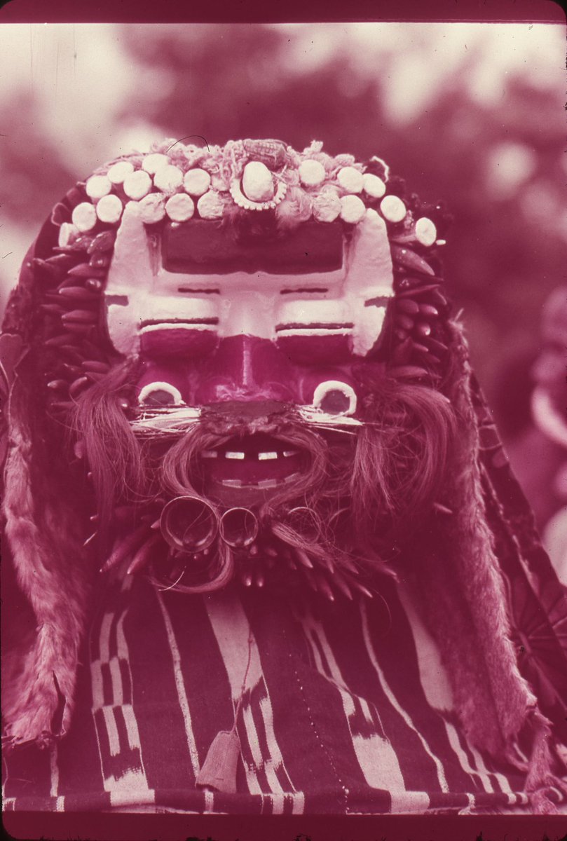 DingaCisse's tweet image. A warrior mask worn by a dancer in Cote D’ivoire, 1960-1979
