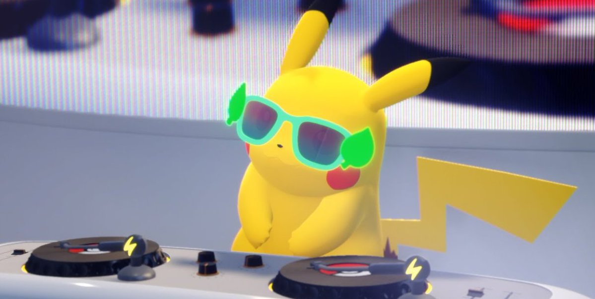 PokemonTrash's tweet image. Le #PokémonPresents commence dans 1h
En attendant, DJ Pikachu nous dévoile son dernier set "GameFric on the flik"