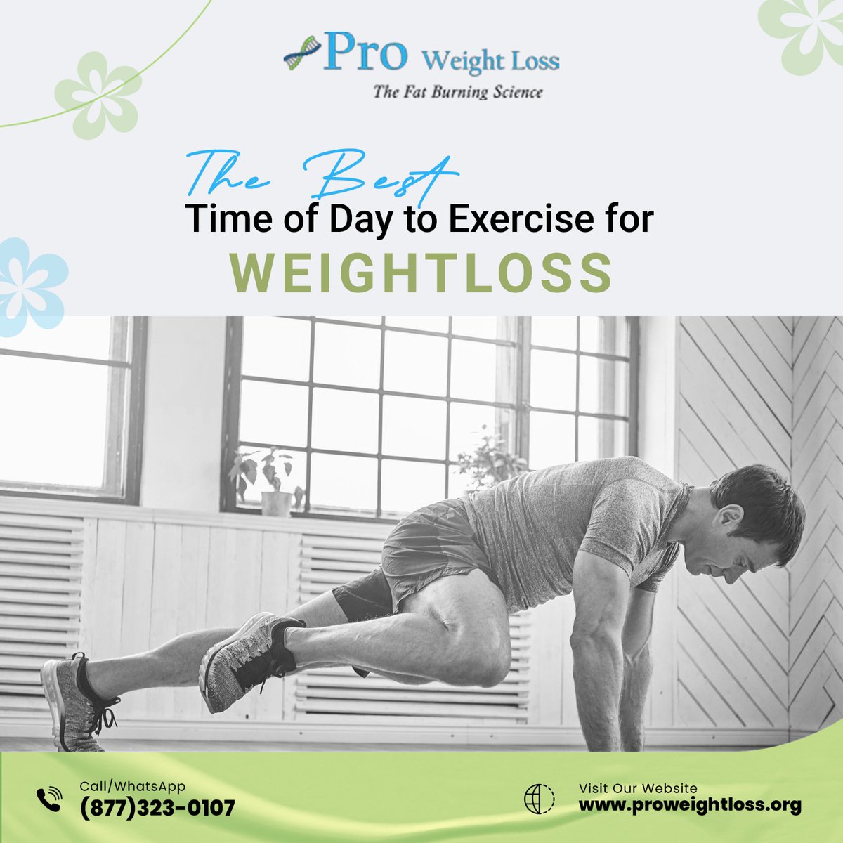 LlcPro95367's tweet image. 🔥🏋️‍♀️ Morning or evening? The best time to exercise for weight loss is when you&apos;re most consistent. But studies say AM workouts may burn more fat 
Find what fits and stay moving!
👉 proweightloss.org
📞 (877) 323-0107
#WeightLossTips #ExerciseTime #MorningWorkout