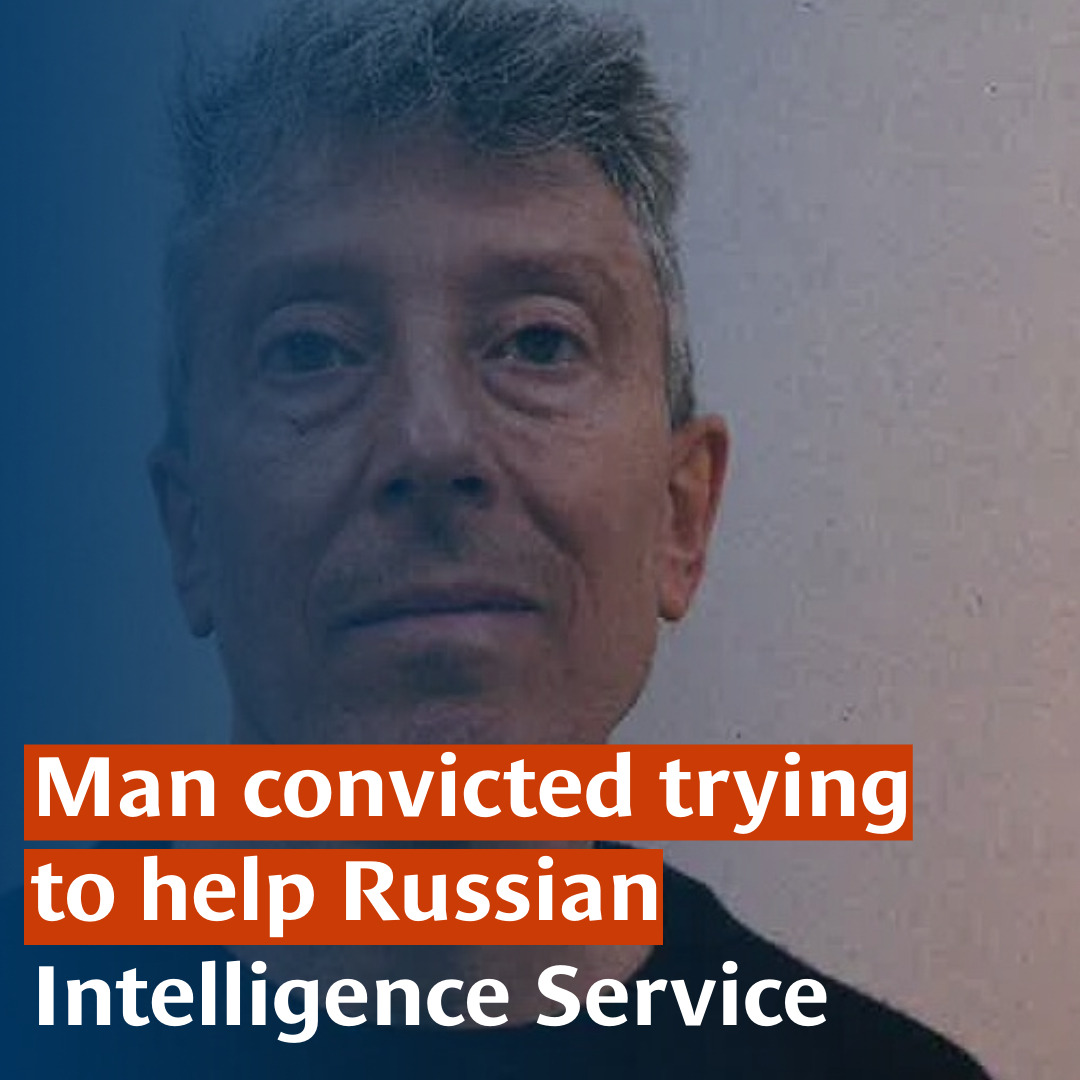 CPSUK's tweet image. Howard Phillips, 65, from Harlow in Essex has been convicted of engaging in conduct to assist Russia. Phillips leaked private info about the former Defence Secretary Sir Grant Shapps for money.
We worked with @TerrorismPolice to secure this conviction: orlo.uk/Ud8HU