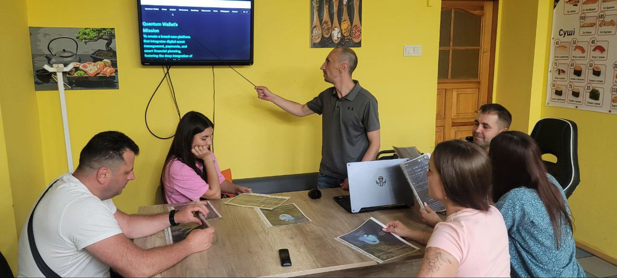 Quantum_ATS's tweet image. 🇺🇦🇺🇦 Quantum Wallet Ukraine Offline Meetup Concludes Successfully
🌍 Every step of Quantum’s global expansion is made possible by the trust and support of our worldwide community.
😍It is this shared belief and passion that drives us forward.toward a future that is more…
