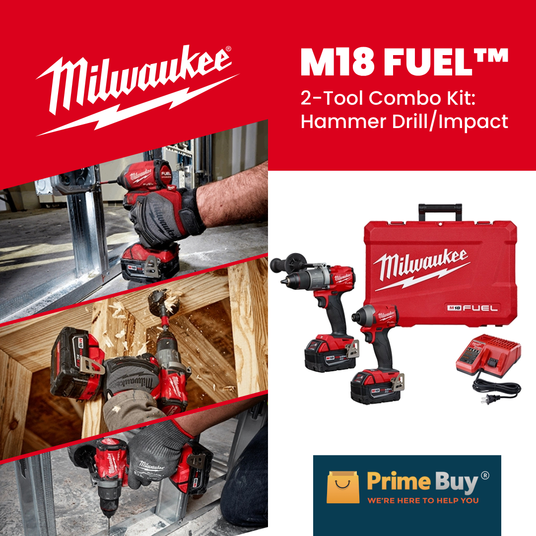 MegaSolutionsL1's tweet image. 👉bit.ly/46W0Oiu Milwaukee Tool M18 FUEL 2-Tool Combo Kit: Hammer Drill/Impact includes (1) M18 FUEL ½” Hammer Drill/Driver, (1) M18 FUEL 1/4&quot; Hex Impact Driver, (2) M18 REDLITHIUM XC5.0 Extended Capacity Battery Pack &amp;amp; MORE #milwaukeetool #hammer  #powerdrill #powertool