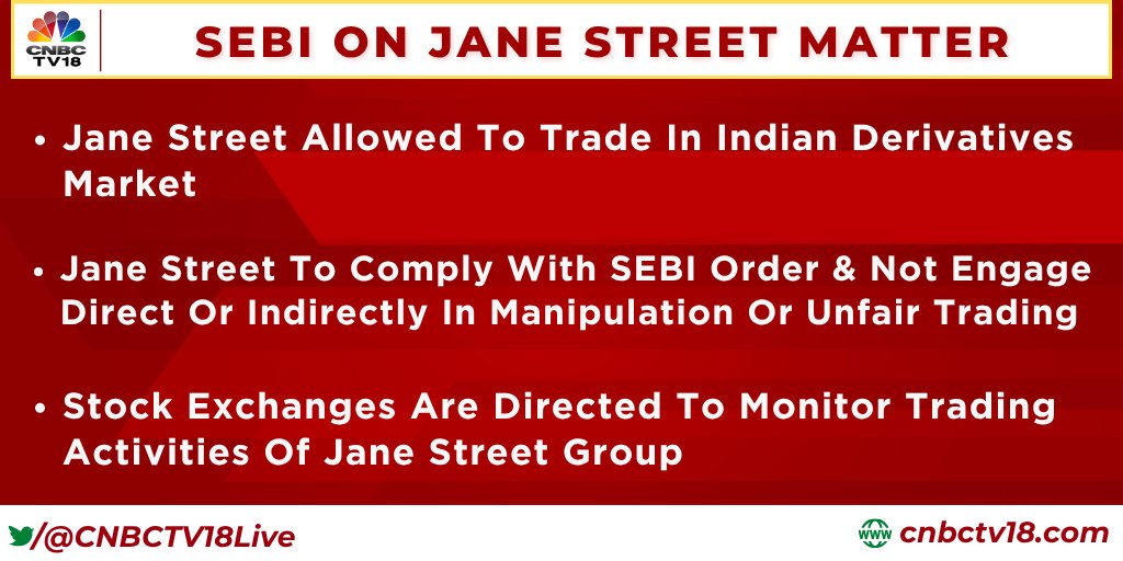 venkat_fin9's tweet image. Just imagine what would’ve happened if #JaneStreet pulled the same stunt in the US markets as it did in India.
SEC would’ve crushed them with penalties, investigations, and possible criminal charges & Permanent ban.
But in India👇