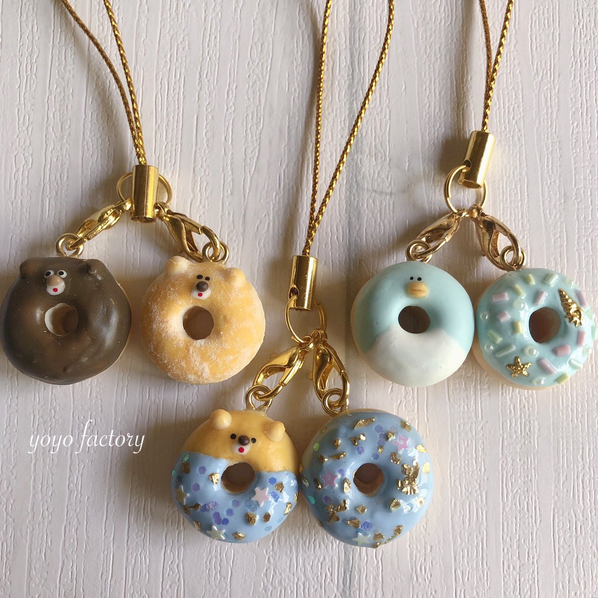yoyo_factory_5's tweet image. ドーナツ食べたい🍩🤤

#minne 
#ハンドメイド
#ドーナツ
#doughnut