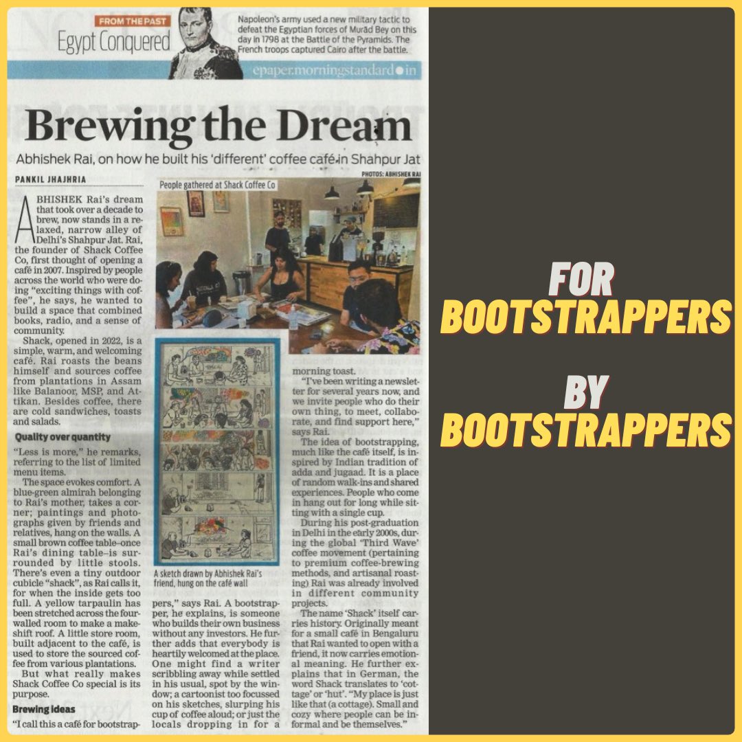 Abhishek (@abhishek_rai) on Twitter photo Rebooted <a href="/shack_hq/">Shack Coffee Co.</a> successfully.
- It should have happened in 2007.
- It finally happened in 2022.
- Der aaye durust aaye Rebooted <a href="/shack_hq/">Shack Coffee Co.</a> successfully.
- It should have happened in 2007.
- It finally happened in 2022.
- Der aaye durust aaye