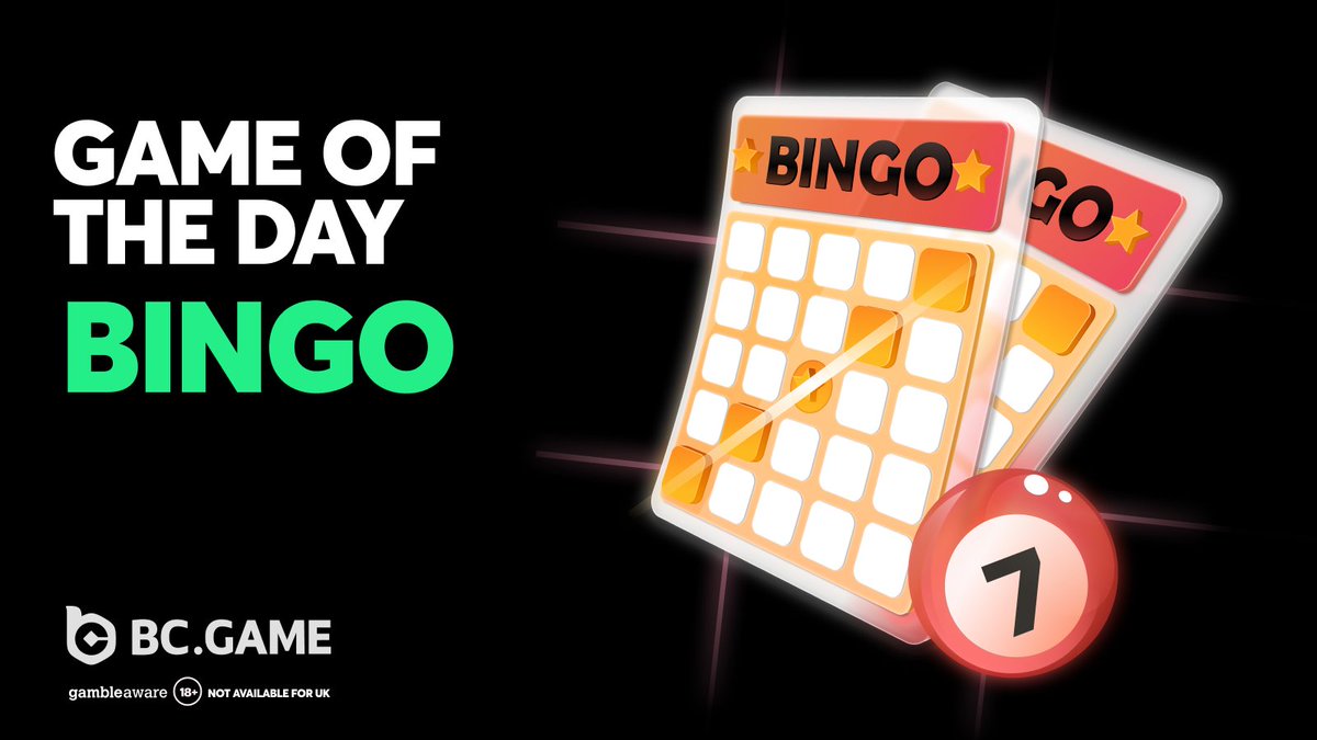 🎯 GAME OF THE DAY: BINGO Classic cards, crypto style. 🔥 Play up to 50  cards, complete lines, and chase up to 10,000x on a single grid! 💰 📸 Hit  a big
