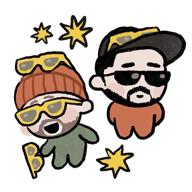 noriuma_'s tweet image. I asked my friends to draw this and they’re the GOAT✋😎🤚
(Sorry Colin drawing three people might be too much to ask, it’s a bit hard🫠)