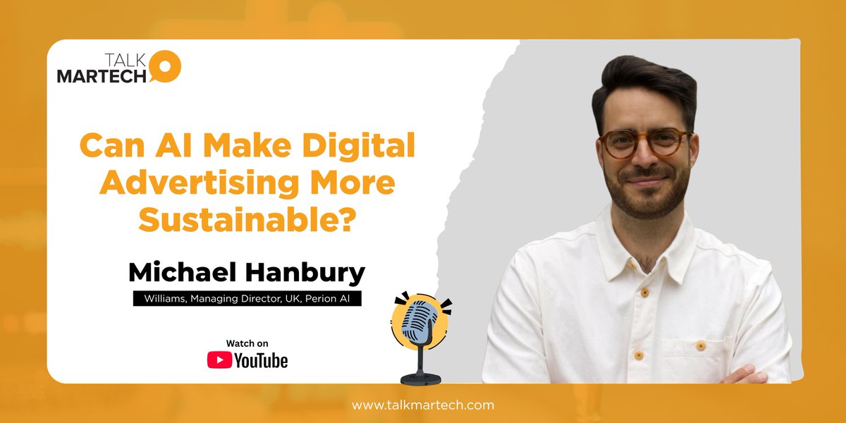 talk_martech's tweet photo. What happens when ROI meets responsibility?
Michael Hanbury-Williams of @PerionNetwork breaks down how AI is powering sustainable media.
Watch now → https://t.co/8iN01ePACp
#GreenMarketing #AIForGood #MartechPodcast #SustainableMedia https://t.co/evOhQo5G5f
