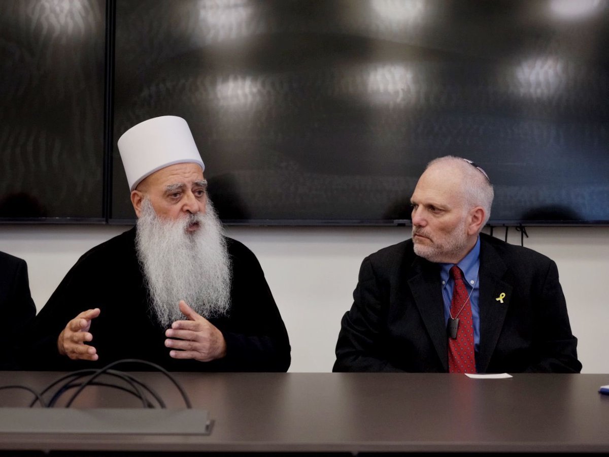 William Daroff (@daroff) on Twitter photo The leadership of the <a href="/Conf_of_Pres/">Conf Of Presidents</a> held an important and meaningful meeting with Sheikh Tarif. In the face of the horrific and systematic murder, rape, and abduction of Druze civilians in Syria, events we are following with deep concern, we came together to express our The leadership of the <a href="/Conf_of_Pres/">Conf Of Presidents</a> held an important and meaningful meeting with Sheikh Tarif. In the face of the horrific and systematic murder, rape, and abduction of Druze civilians in Syria, events we are following with deep concern, we came together to express our