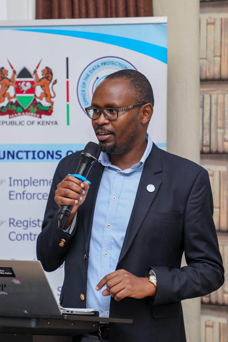ODPC_KE's tweet image. An insightful session with regulators in the education sector focusing on data protection in education.
Deputy Data Commissioner in charge of Complaints, Investigation and Enforcement Oscar Otieno highlighted the need for institutions to respect data protection obligations while…