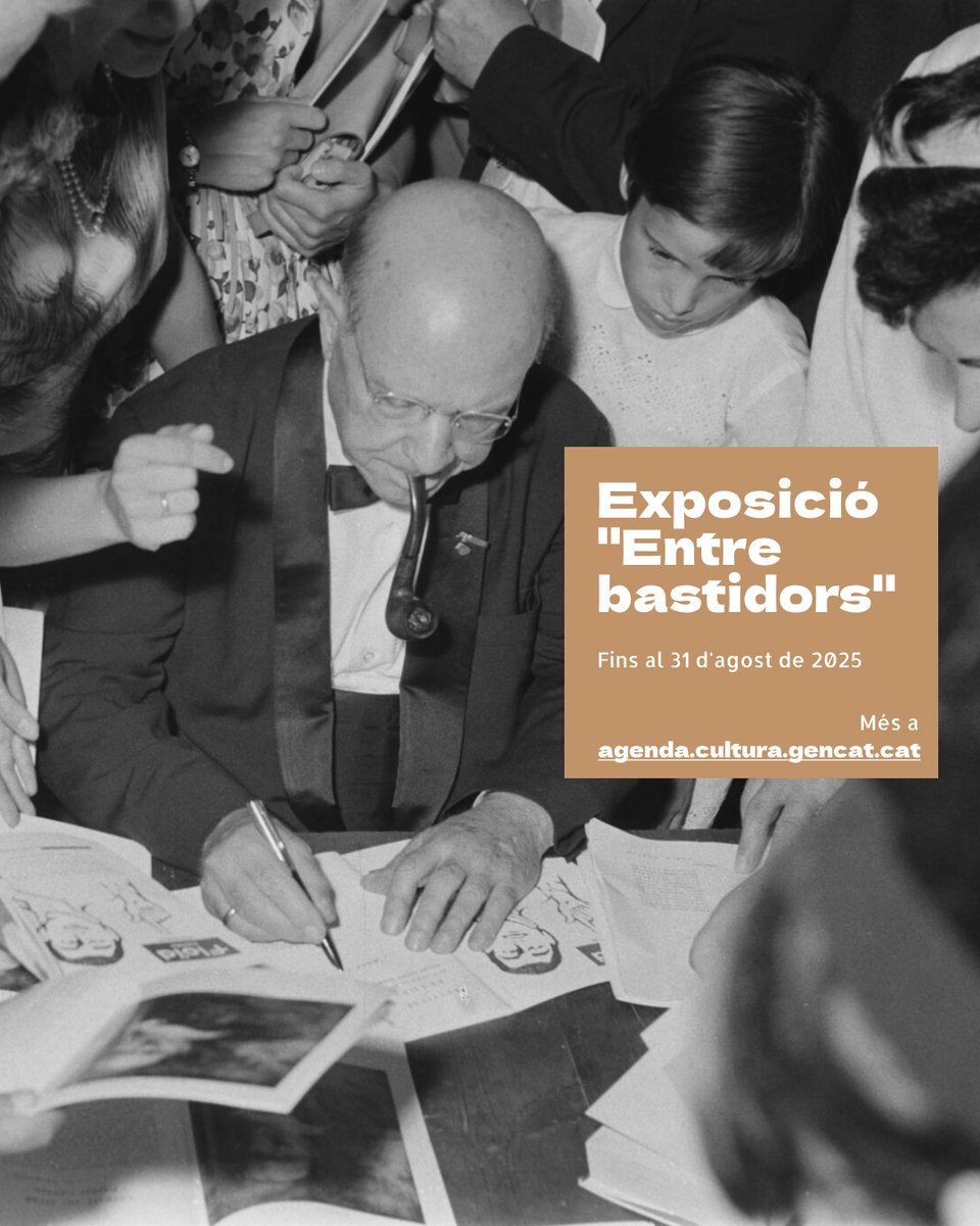 Agenda Cultural de Catalunya (@agendacultura) on Twitter photo 📣 Exposició "Entre bastidors. El Festival de Prada des de l'objectiu de François Serre"
🎞️ Una mostra de l'essència dels festivals a través d'una acurada selecció de fotografies.
📍 Sala polivalent del <a href="/museupaucasals/">Museu Pau Casals</a>
agenda.cultura.gencat.cat/content/agenda… 📣 Exposició "Entre bastidors. El Festival de Prada des de l'objectiu de François Serre"
🎞️ Una mostra de l'essència dels festivals a través d'una acurada selecció de fotografies.
📍 Sala polivalent del <a href="/museupaucasals/">Museu Pau Casals</a>
agenda.cultura.gencat.cat/content/agenda…