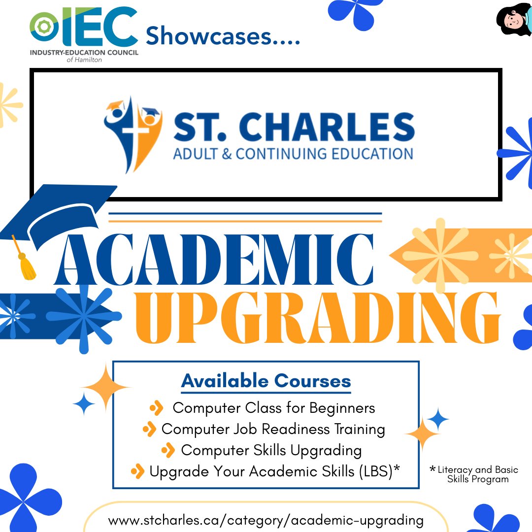 IEC Hamilton (@iechamilton) on Twitter photo St. Charles Adult & Continuing Education is offering various FREE computer and academic courses for individuals who want to enhance their skills or explore new areas of learning. šš£
Learn more:
stcharles.ca/category/acadeā¦
<a href="/stcharlesace/">St. Charles</a>
#AcademicUpgrading #Computers #Academics St. Charles Adult & Continuing Education is offering various FREE computer and academic courses for individuals who want to enhance their skills or explore new areas of learning. šš£
Learn more:
stcharles.ca/category/acadeā¦
<a href="/stcharlesace/">St. Charles</a>
#AcademicUpgrading #Computers #Academics