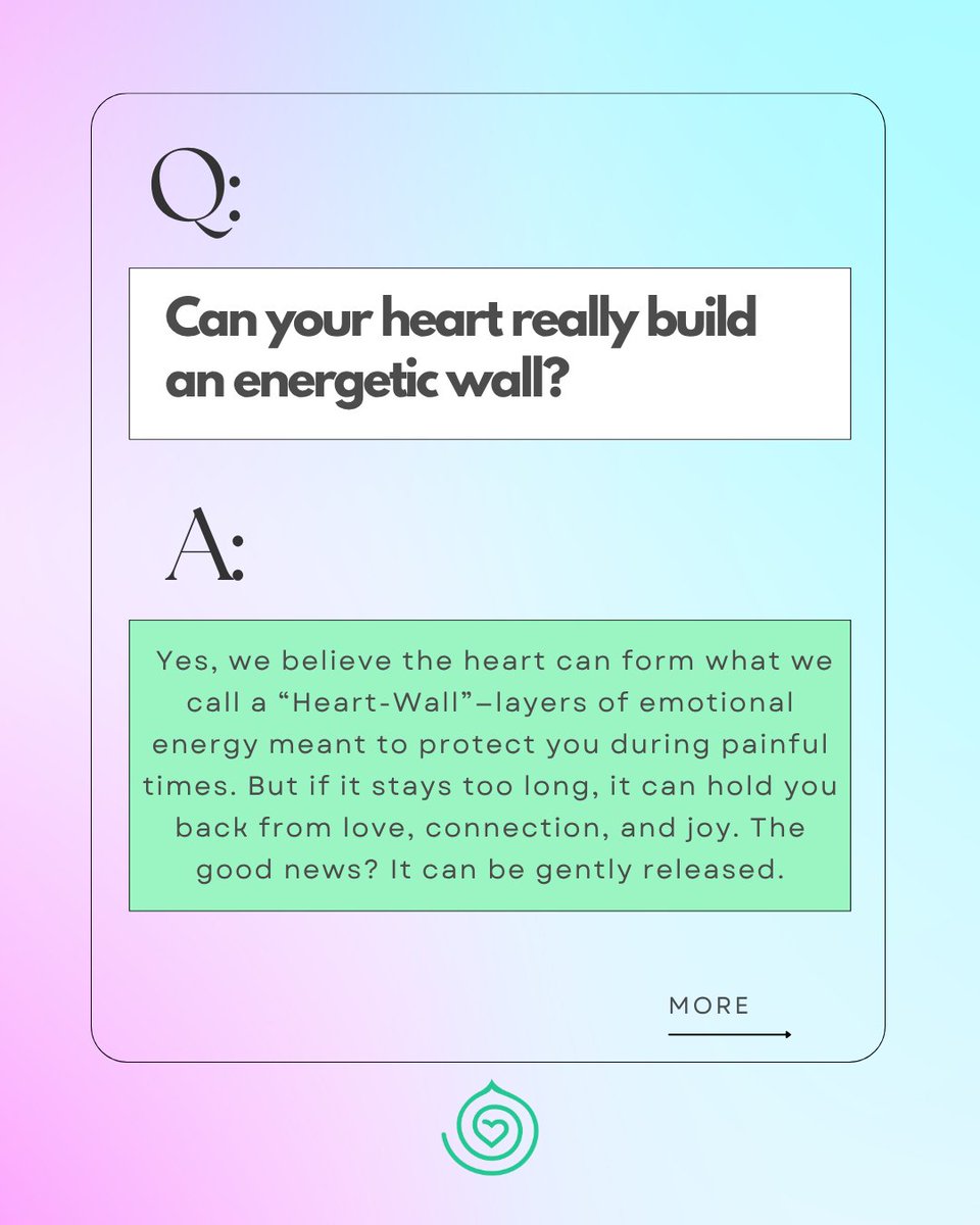 DiscHealing's tweet image. Ever wondered what a Heart-Wall® really is—or if you might have one?

Swipe through for answers to some common questions we hear. 💗

Clearing your Heart-Wall isn’t about fixing what’s broken—it’s about freeing what’s been weighed down.

#HeartWall #EmotionCode #EnergyHealing