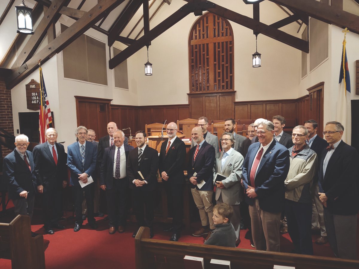 OrthodoxPC's tweet image. On May 9, Mitchell D. Watson was ordained and installed as a pastor of Knox Orthodox Presbyterian Church in Silver Spring, MA. May the Lord bless his work!