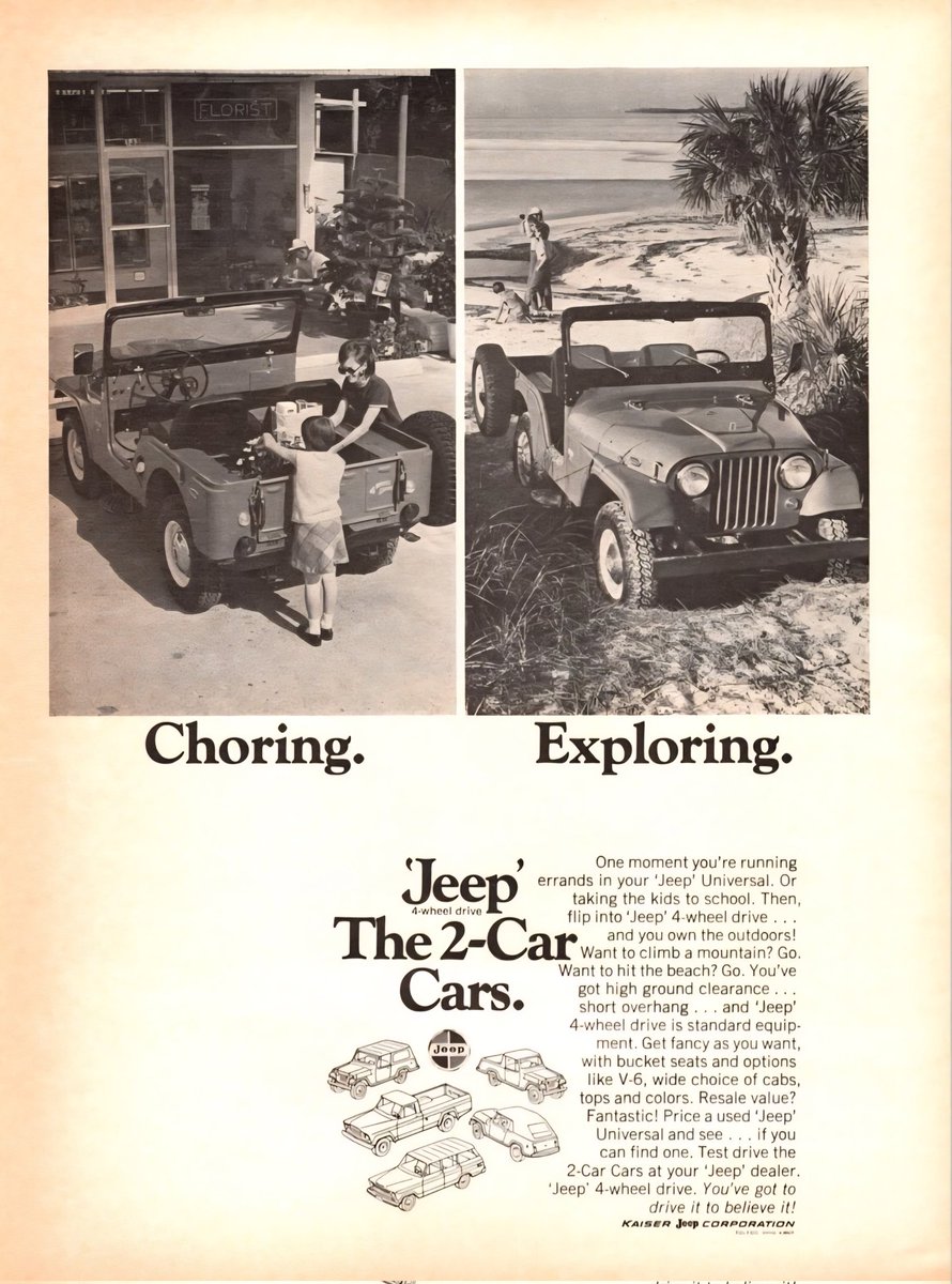 Legendary1941's tweet image. Choring or exploring, circa 1969! Happy Tuesday!
...................
#dailyjeeps #tuesday #tuesdayvibes #tuesdaymood #legendary1941 #jeep #jeeplife #farm #farmlife #farmjeep #army #WWII #military #war #willys #vintage #legends