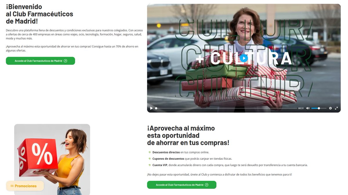 COFMadrid's tweet image. Entra en #ClubFarmacéuticosdeMadrid y descubre un servicio completo y exclusivo para que los colegiados accedan a las mejores ofertas y descuentos en un mayor número de empresas de distintos sectores (cultura, formación, ocio, seguros... bit.ly/3TMjERz