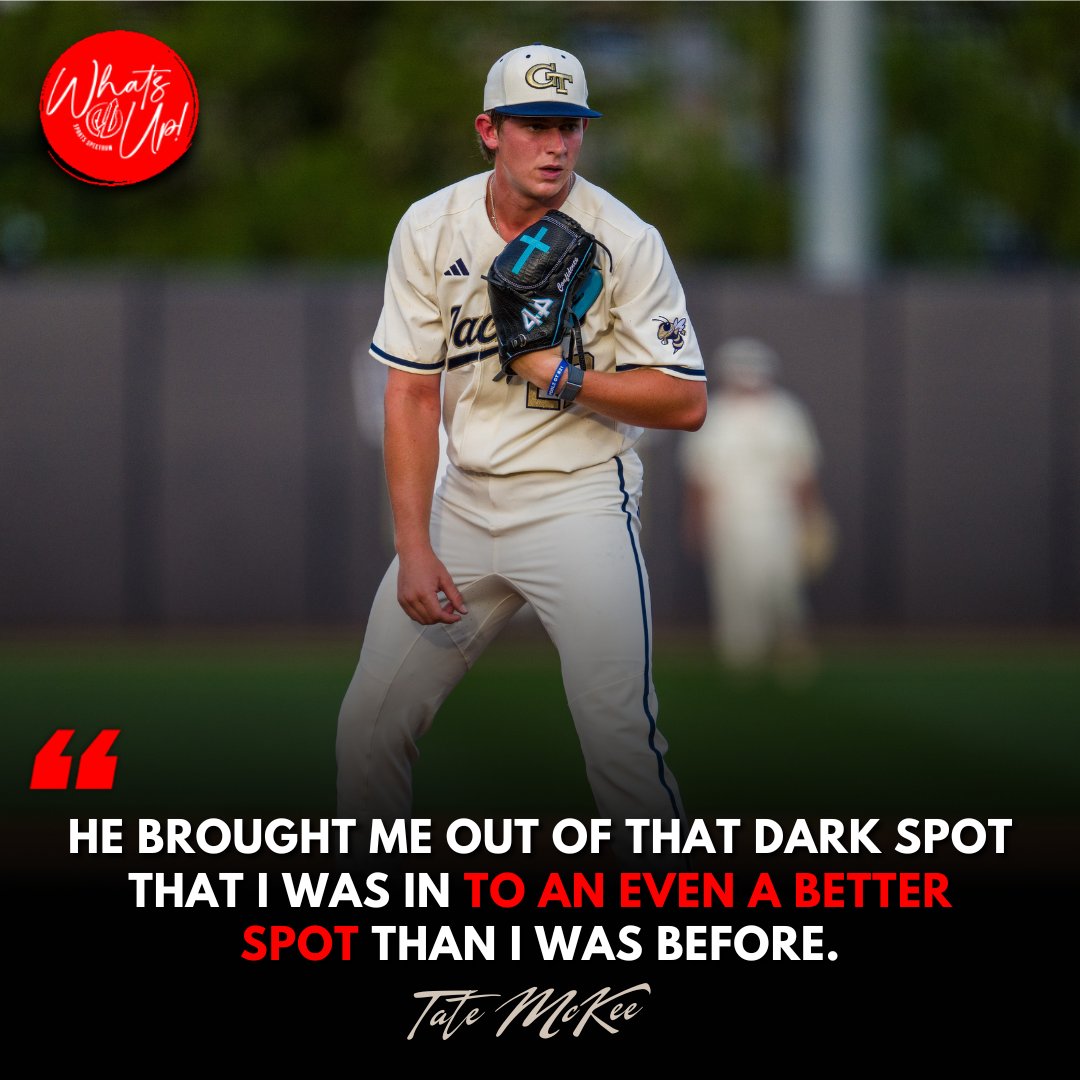 Sports_Spectrum's tweet image. SOMEONE YOU NEED TO BE CHEERING FOR!
@GTBaseball pitcher @TateMckee1 shares his story on this week's What's Up podcast! Listen now! podcasts.apple.com/us/podcast/spo…